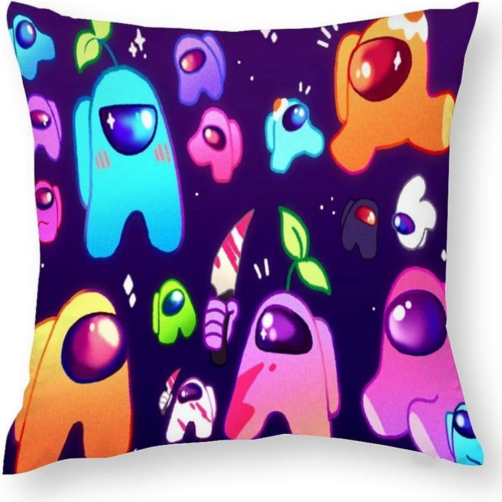 Among Us Throw Pillowcase